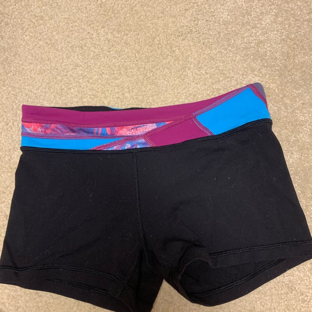 Black spandex shorts